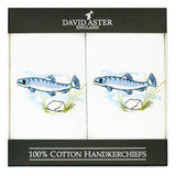 Fish Handkerchief & Cufflink Set by Dalaco