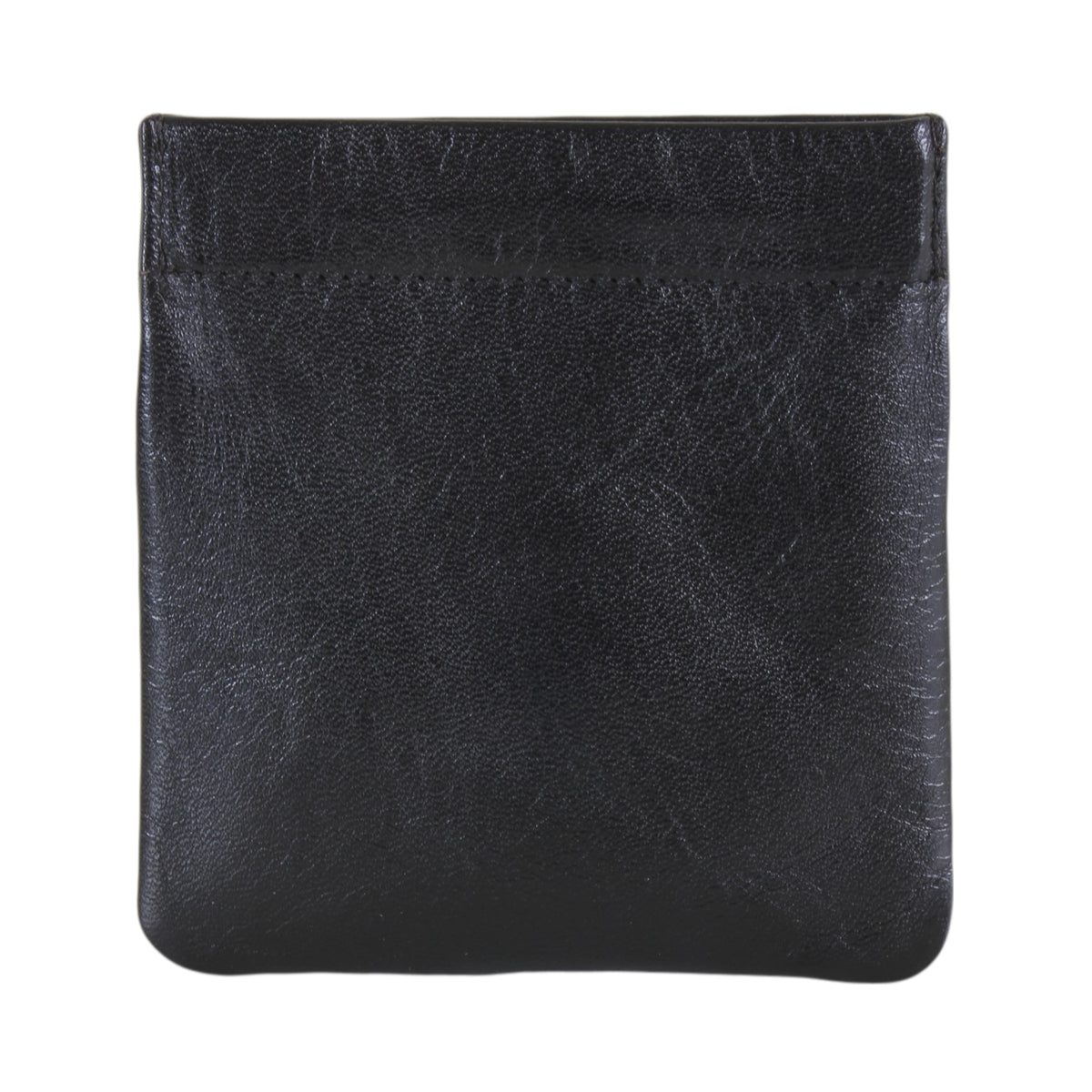 Black Leather Coin Pouch by Dalaco
