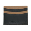 Black & Brown Leather Slim Credit Card Case RFID Lined by Dalaco