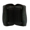 Black Leather Zipped Concertina Card Case RFID Lined by Dalaco