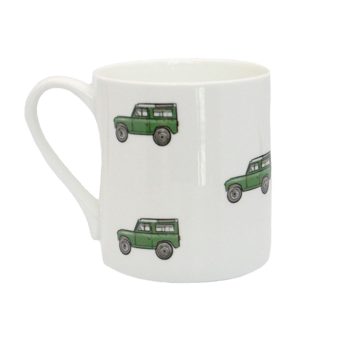 Land Vehicle Illustration Fine Bone China Mug by Dalaco