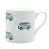 Campervan Illustration Fine Bone China Mug by Dalaco