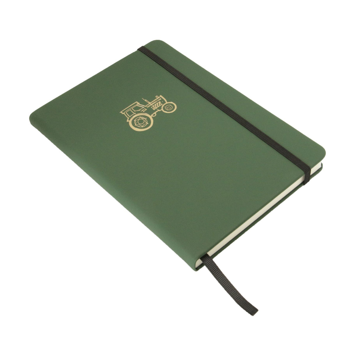 Tractor Embossed Lined A5 Notebook Green by Dalaco