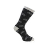 Bicycle Socks – Black and Grey Combed Cotton (Original) by Dalaco