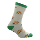 Walking Boots Socks – Grey & Green Combed Cotton by Dalaco