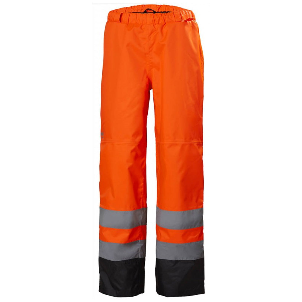 Helly Hansen Alta Shell Pant 71442 Orange/Charcoal front view