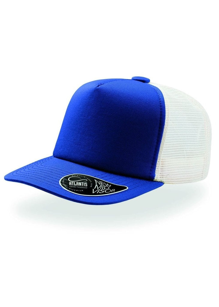 Atlantis Record Mid Visor 5 Panel Trucker Cap ACRECO