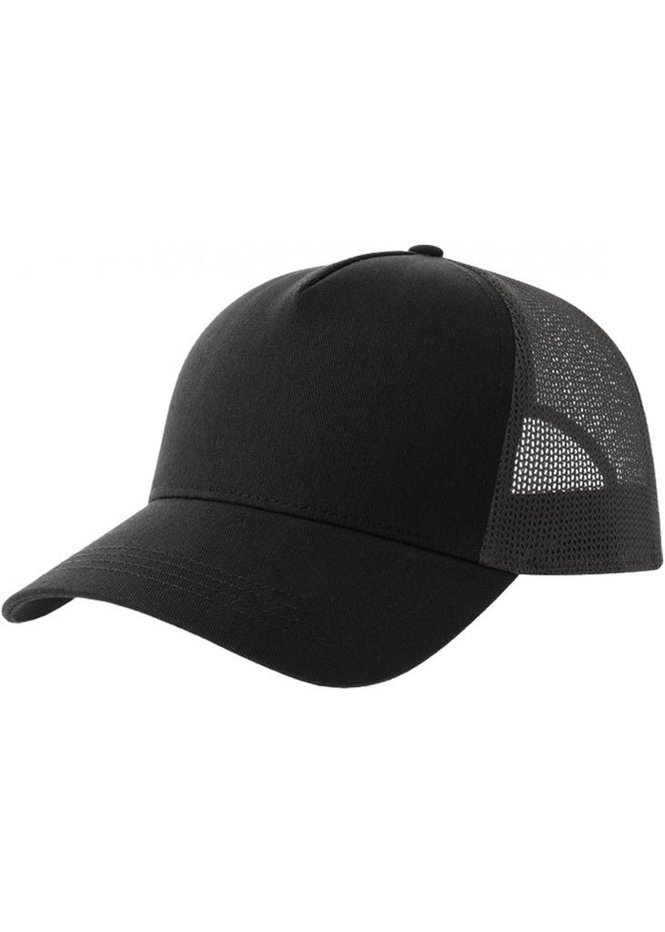 Atlantis Rapper Cotton S 5 Panel Sustainable Trucker Cap ACRPCT