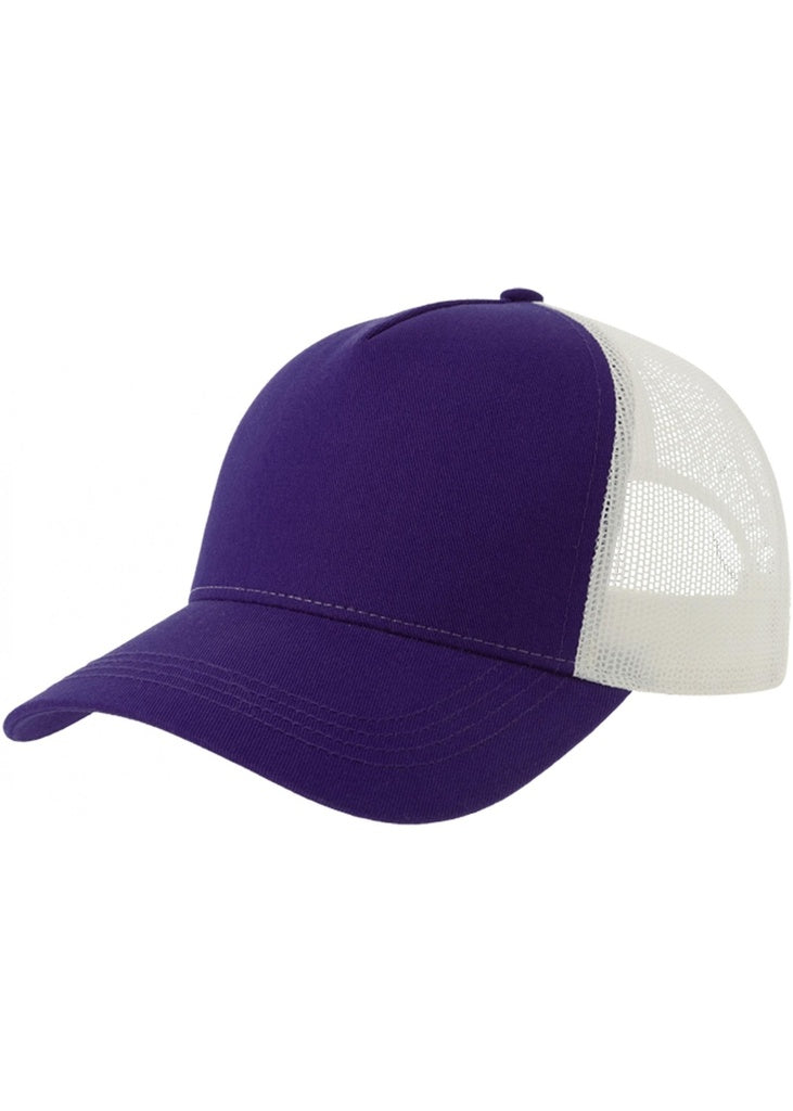 Atlantis Rapper Cotton S 5 Panel Sustainable Trucker Cap ACRPCT