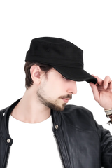 Atlantis Army Military Cap ACARCA BLACK