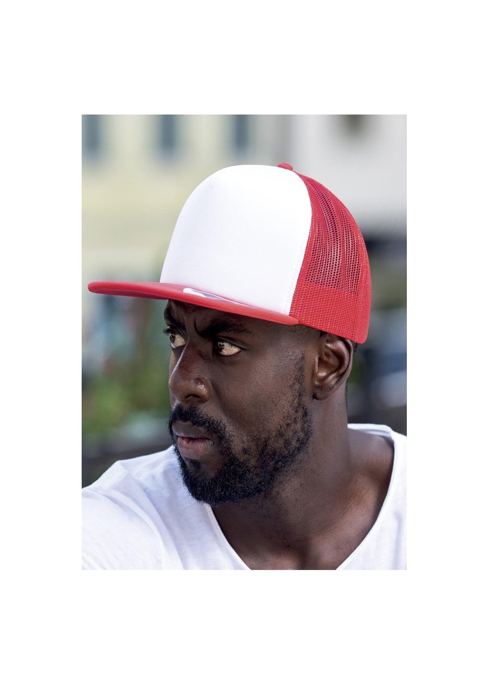 Atlantis Unisex Snap 90S Flat Visor 5 Panel Trucker Cap ACSN90