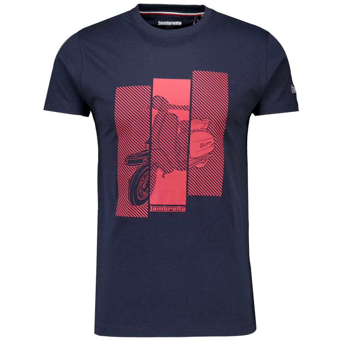 Lambretta Scooter Tee SS5017 Navy