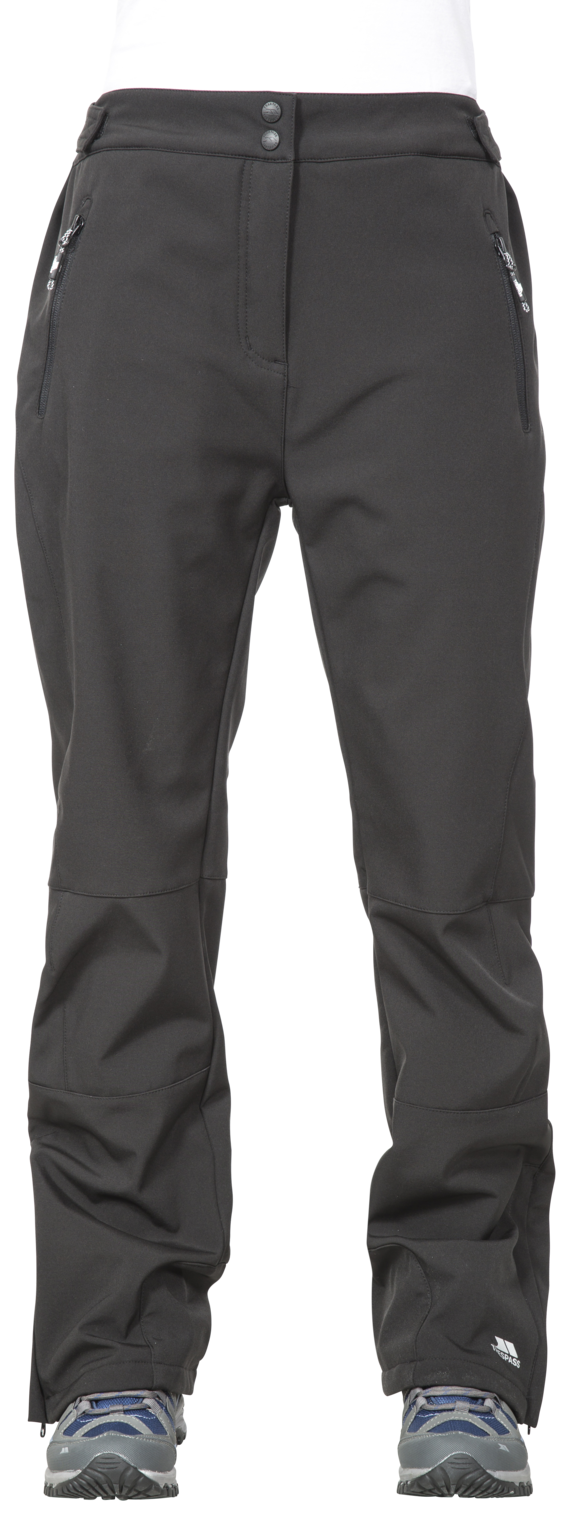 Tresspass SQUIDGE II - FEMALE SOFTSHELL TRS - BLACK