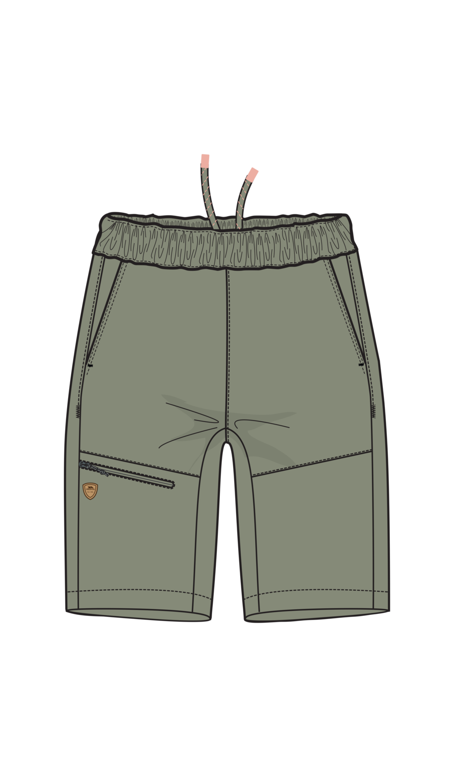 Tresspass SIGLOS - FEMALE ADVENTURE SHORT - VINTAGE KHAKI