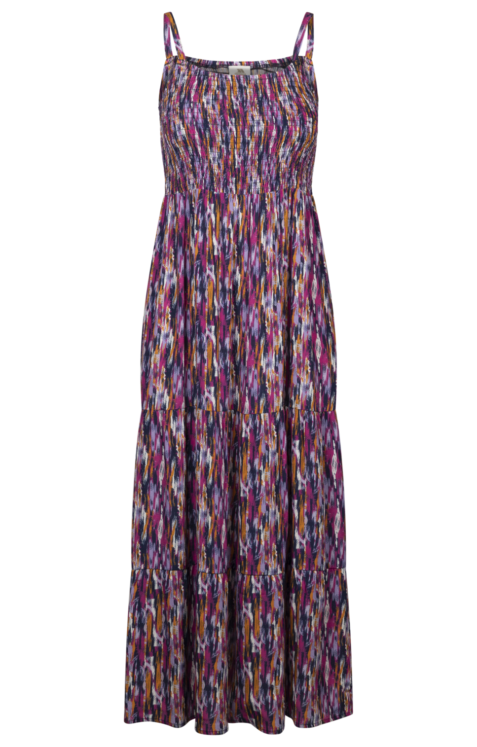 Tresspass SELENA - FEMALE CASUAL MAXI DRESS - NAVY PRINT