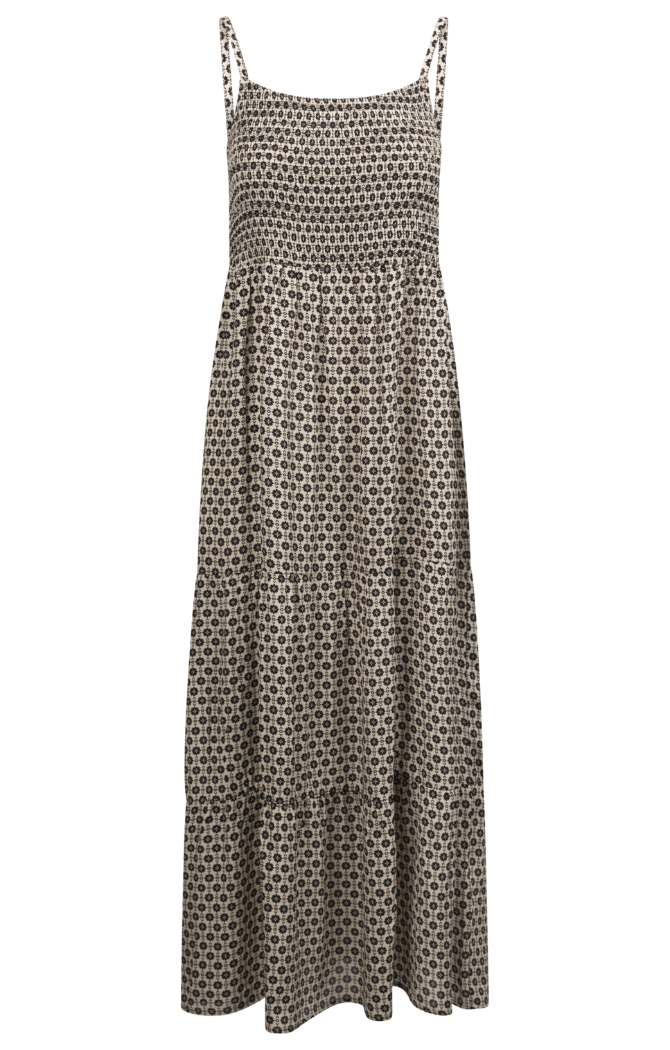 Tresspass SELENA - FEMALE CASUAL MAXI DRESS - SOFT STONE PRINT