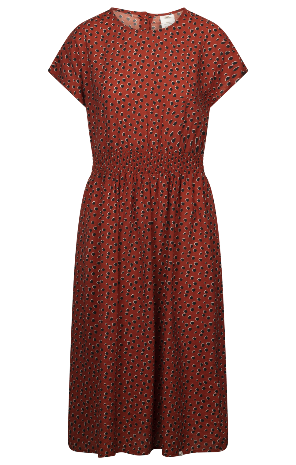 Tresspass SUSANNE - FEMALE CASUAL MIDI DRESS - BURNT SIENNA PRINT
