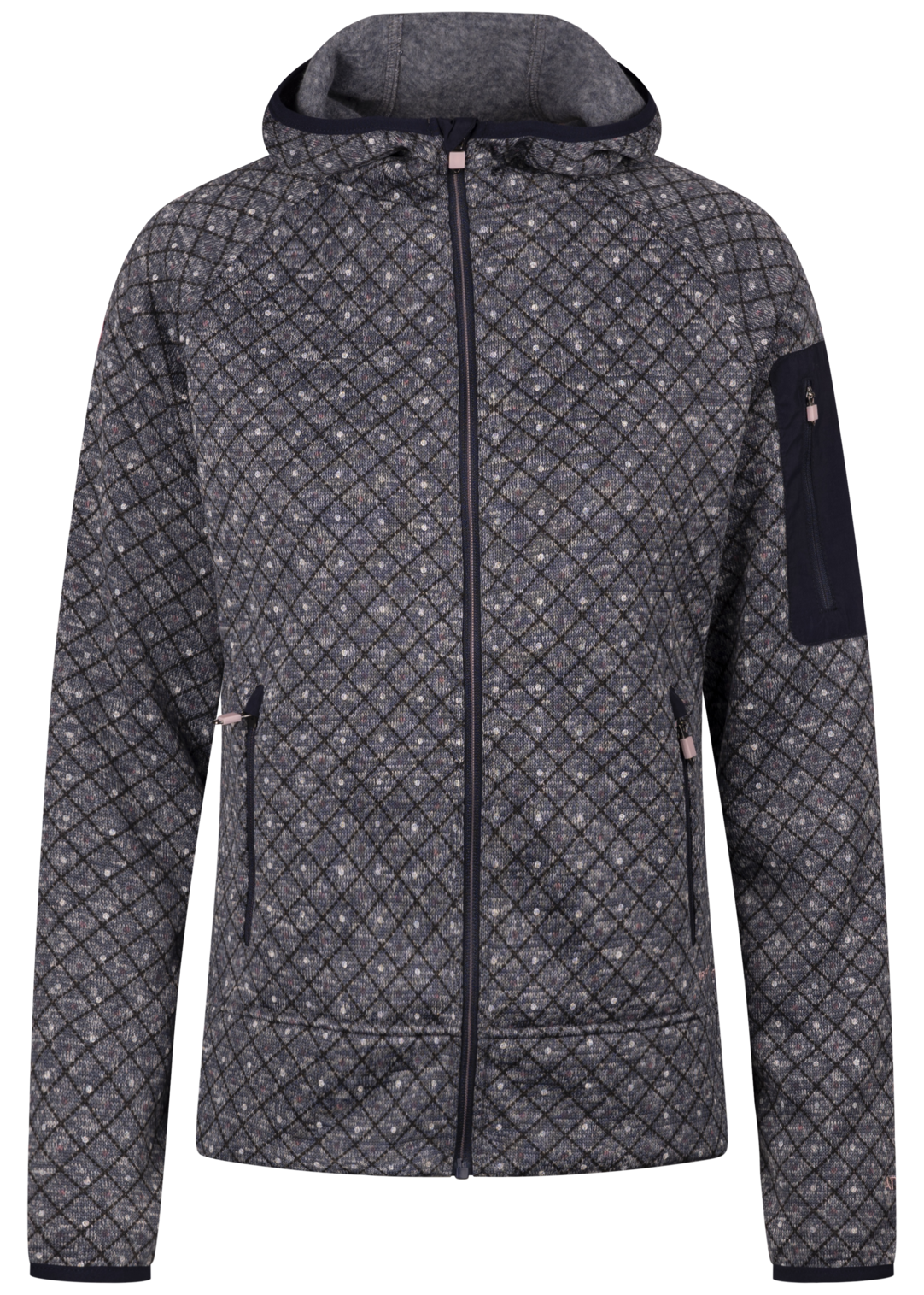 Tresspass OLEARY - FEMALE FLEECE AT200 - NAVY MARL