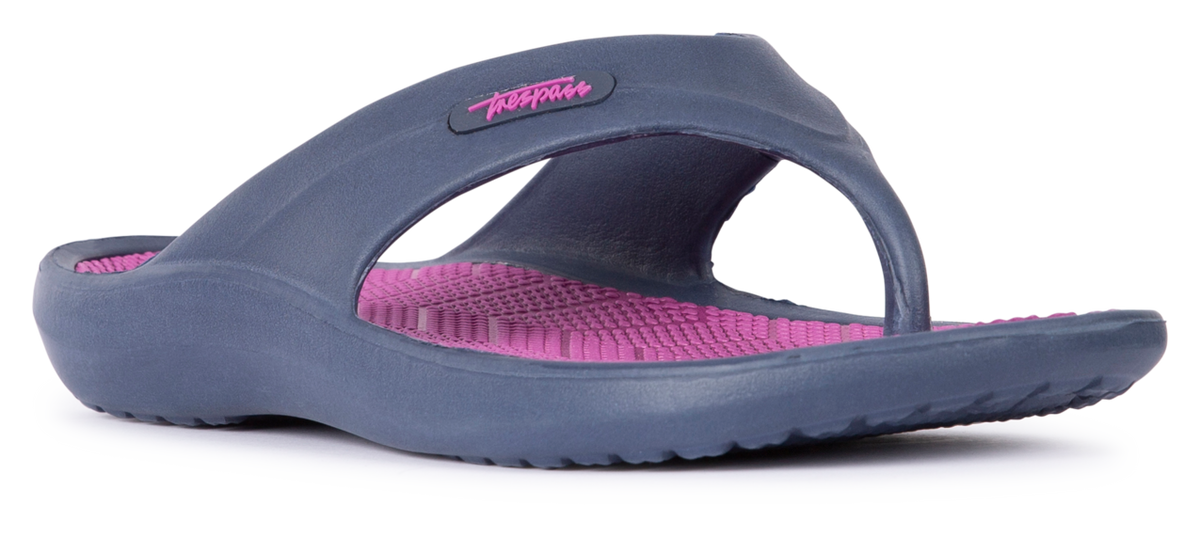 Tresspass CARINA X - FEMALE SANDAL - NAVY/ PURPLE ORCHID
