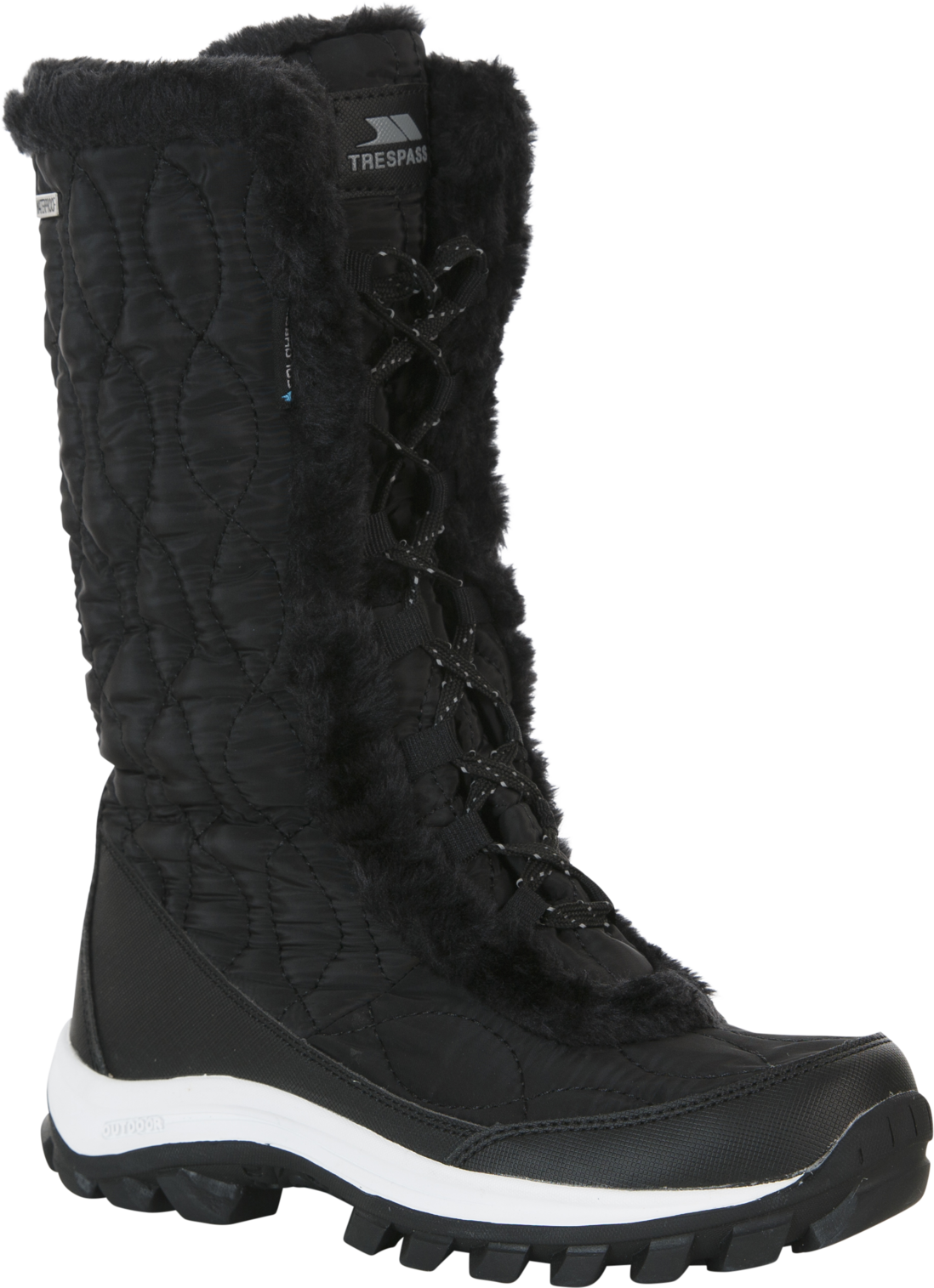 Tresspass CORETTA II - FEMALE SNOWBOOT - BLACK