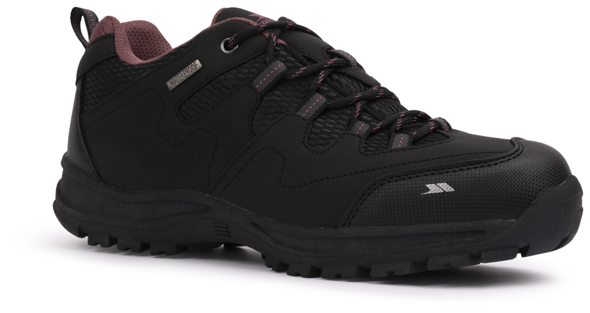 Tresspass MITZI LOW CUT - FEMALE HIKING SHOE - BLACK