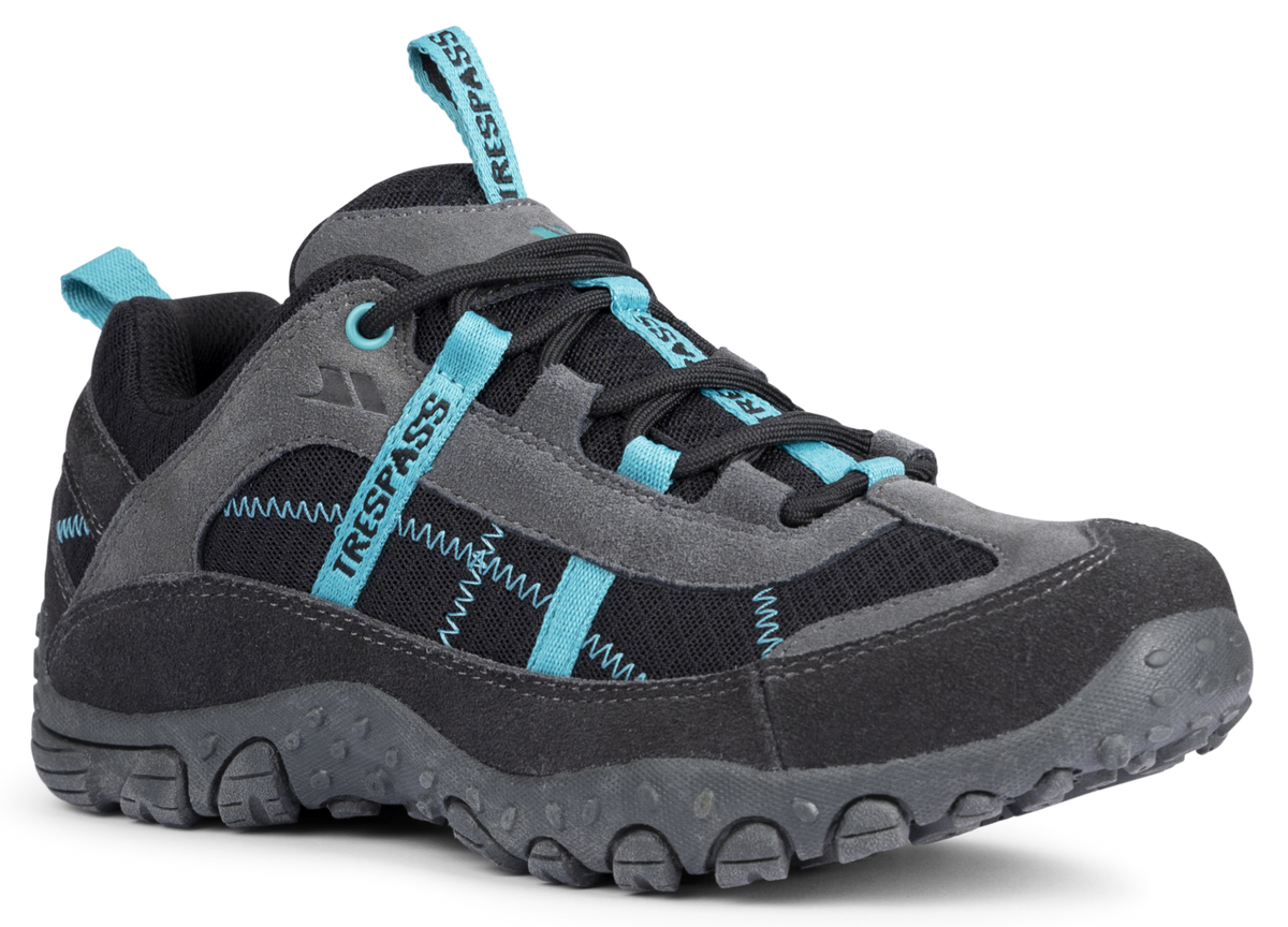 Tresspass FELL - FEMALE TRAINER - CHARCOAL/TEAL