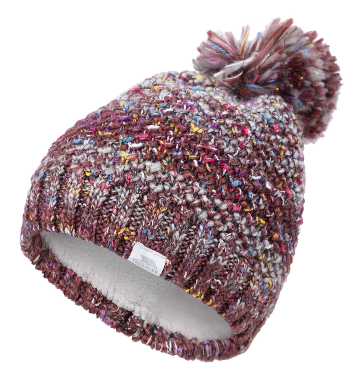Tresspass ZABELLA - FEMALE HAT - DARK CHERRY