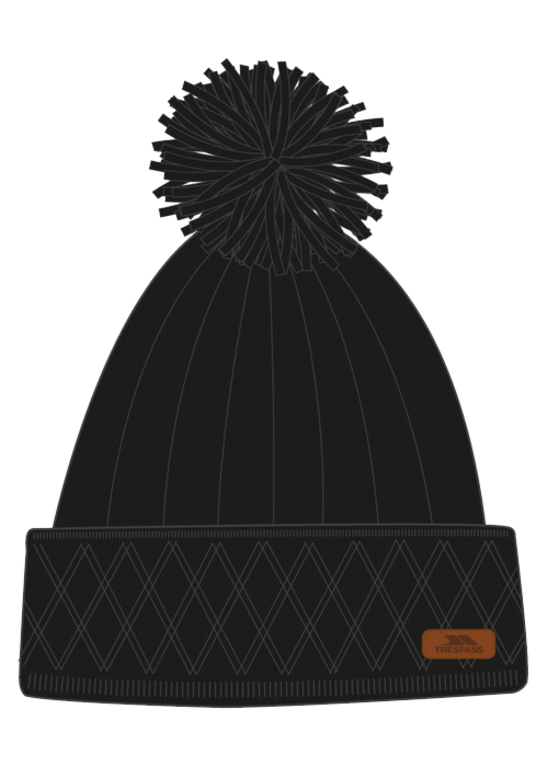 Tresspass SHERBET - FEMALE HAT - BLACK