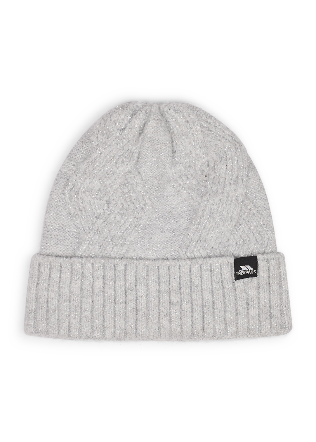 Tresspass JALEN - FEMALE KNITTED HAT - GREY MARL