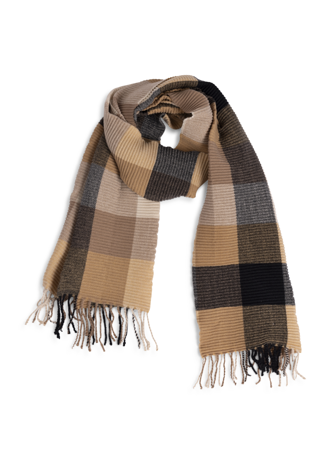 Tresspass CLARIS - FEMALE SCARF - BEIGE CHECK