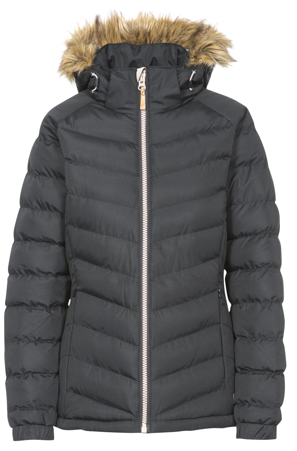 Tresspass NADINA - FEMALE PADDED JKT - BLACK