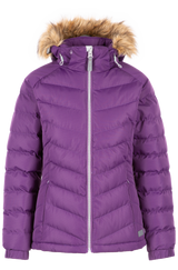 Tresspass NADINA - FEMALE PADDED JKT - DARK WILD PURPLE