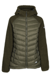 Tresspass WANDO - FEMALE HYBRID JKT - DARK VINE