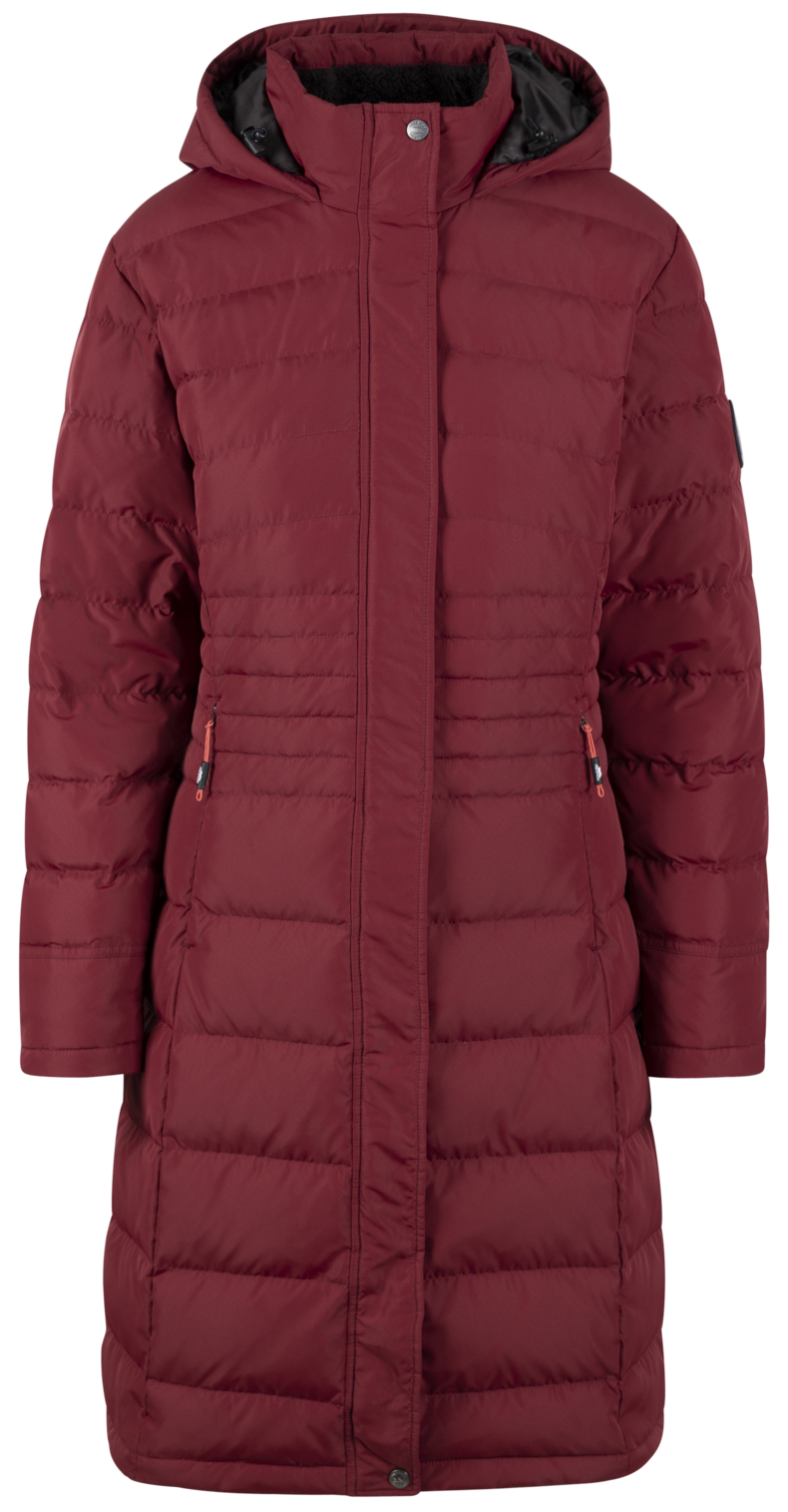 Tresspass BITSY - FEMALE DOWN JACKET - DARK CHERRY