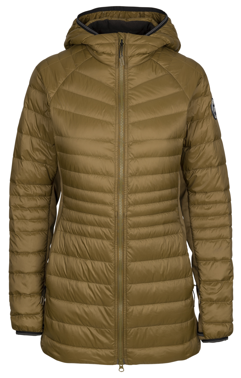Tresspass HUB - FEMALE DOWN JKT - DARK OLIVE