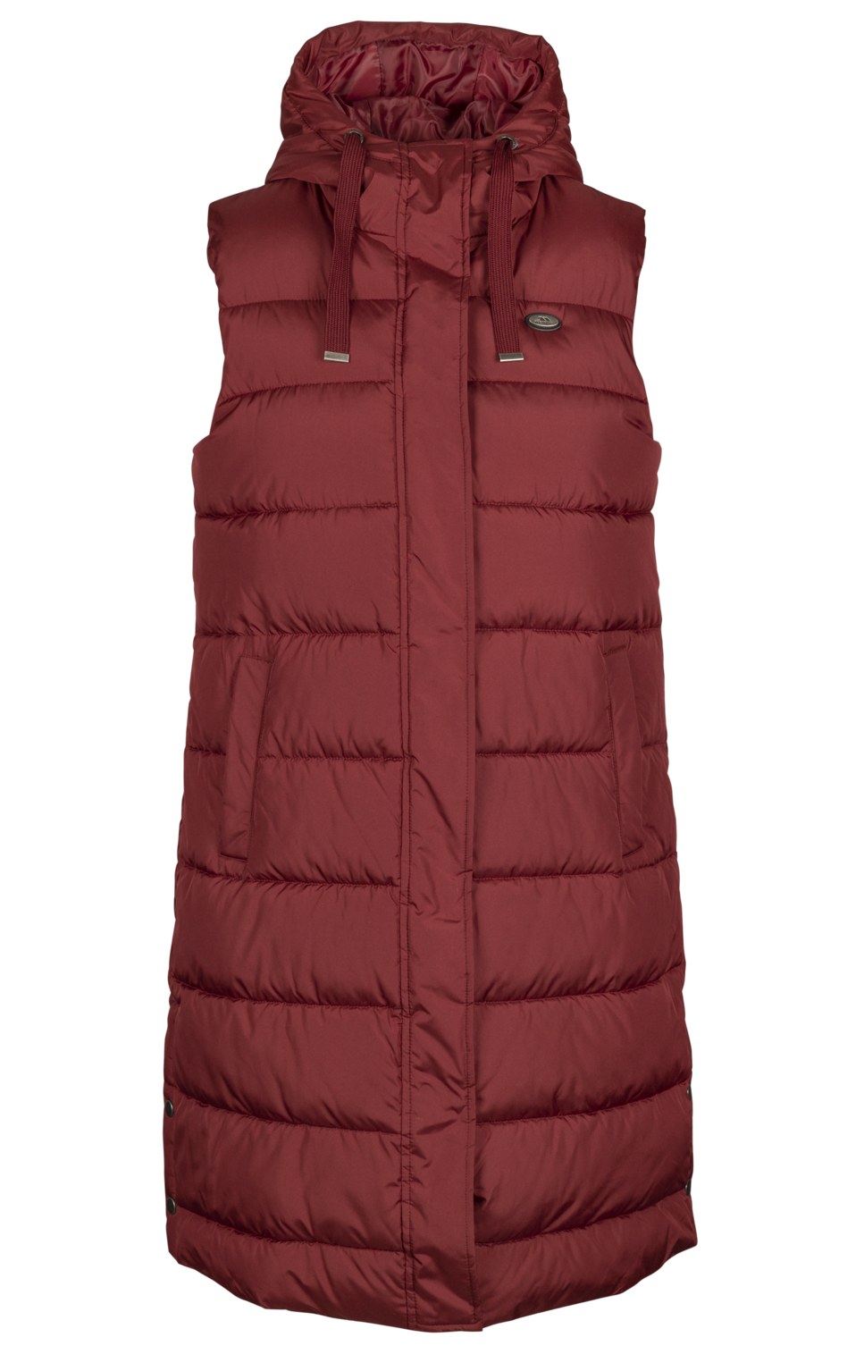 Tresspass LEONA - FEMALE PADDED GILET - DARK CHERRY