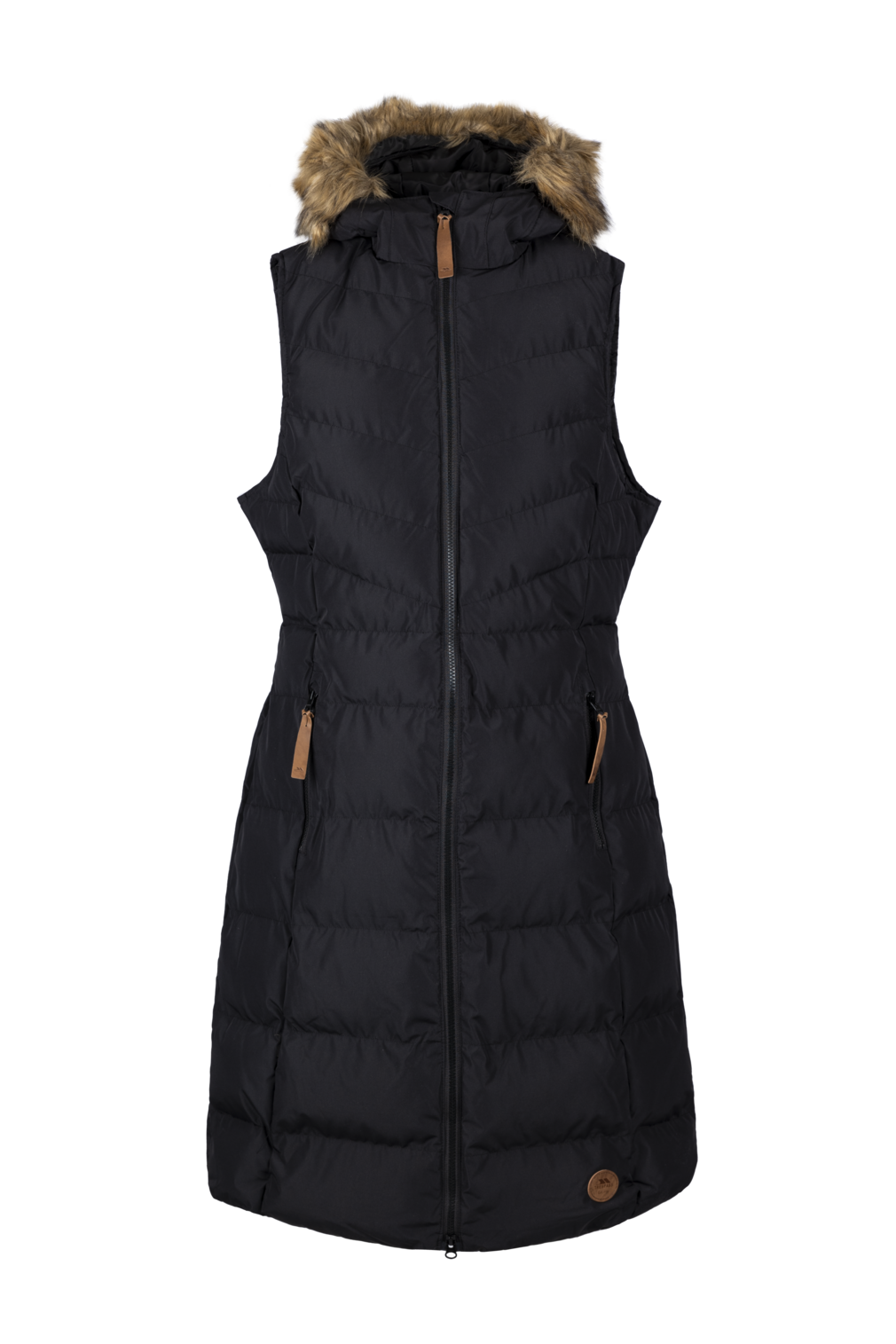 Tresspass AUDREY GILET - FEMALE CASUAL GILET - BLACK