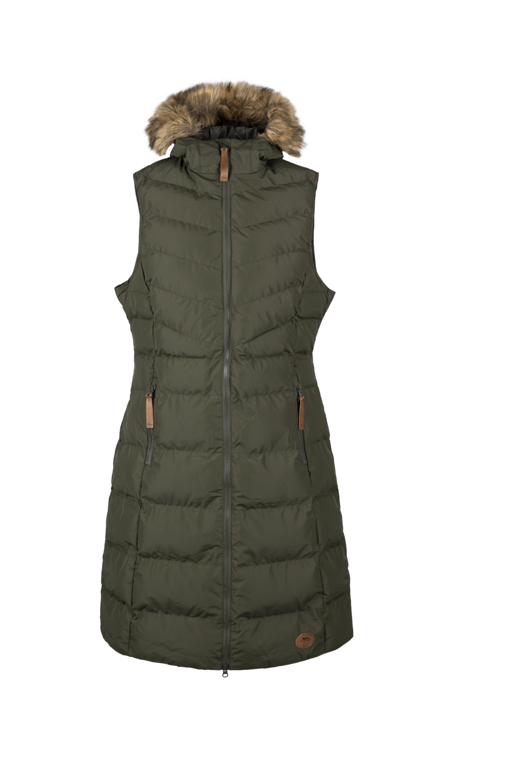 Tresspass AUDREY GILET - FEMALE CASUAL GILET - DARK VINE