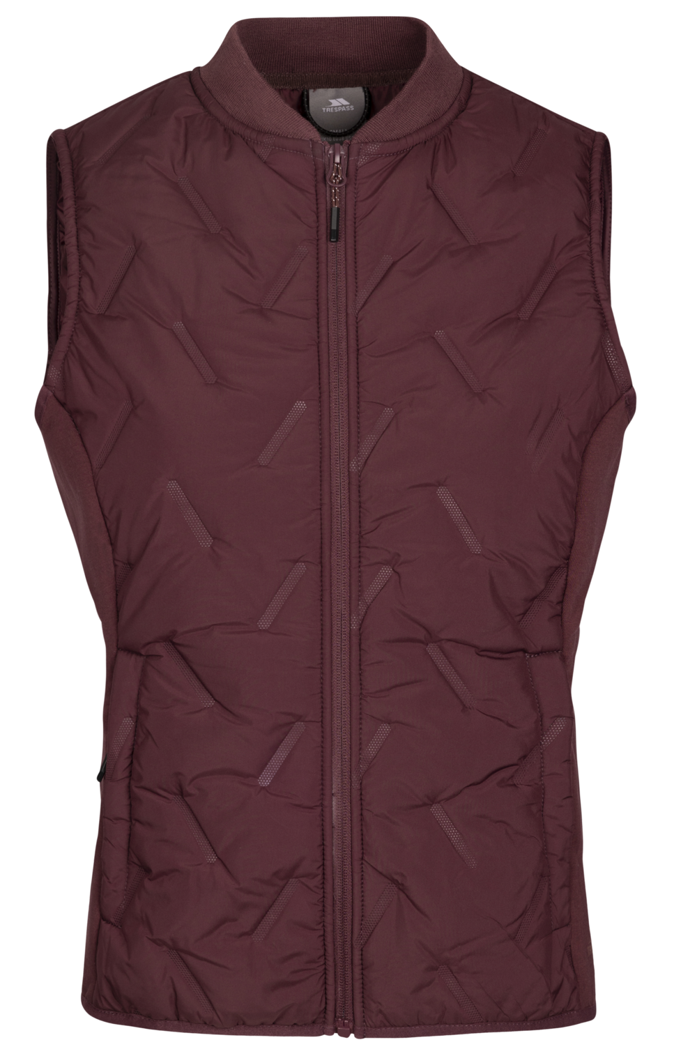 Tresspass MIRAN - FEMALE ACTIVE HYBRID GILET - MULBERRY