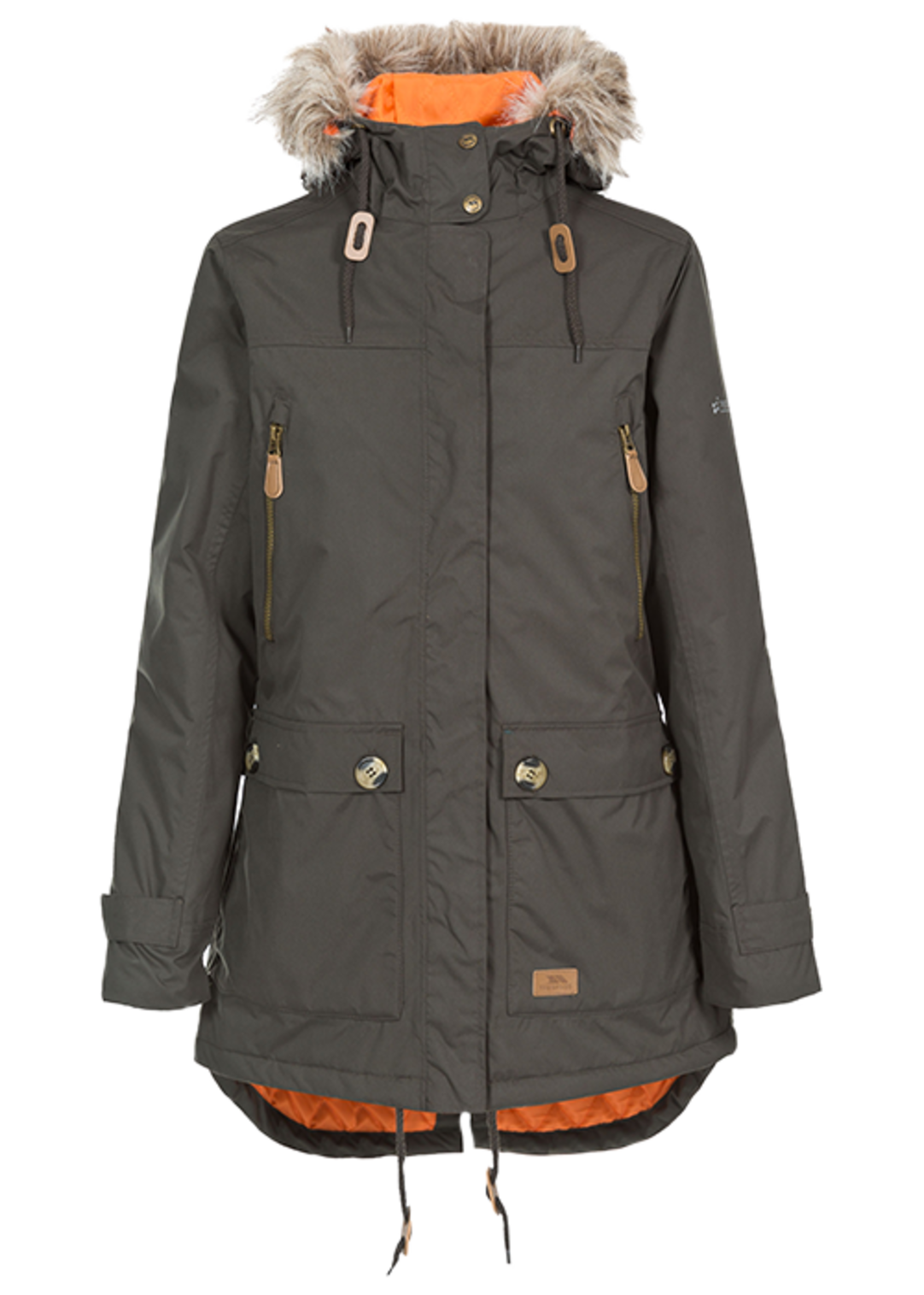 Tresspass CLEA - FEMALE JKT TP50 - DARK KHAKI