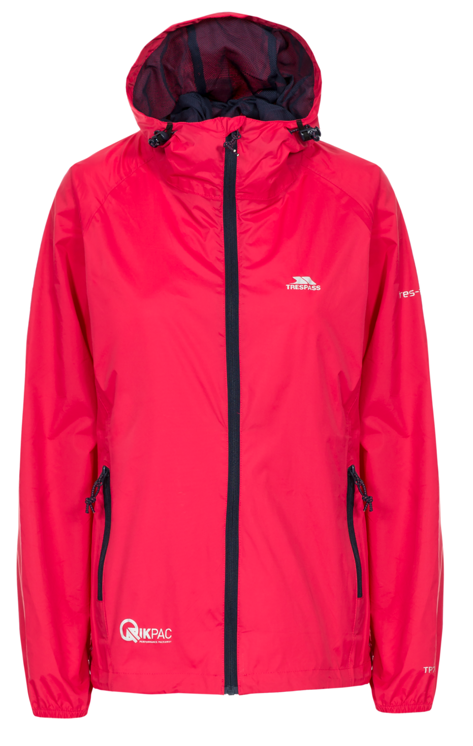Tresspass QIKPAC FEMALE JKT - RASPBERRY