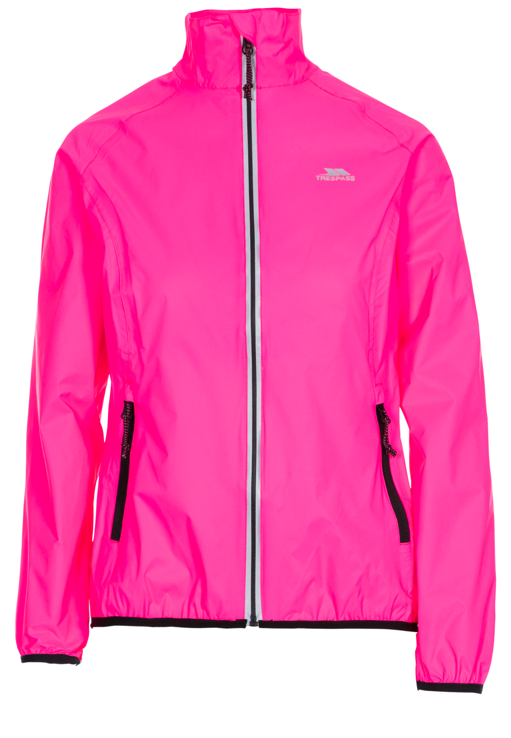 Tresspass BEAMING - FEMALE ACTIVE PACKAWAY JKT - HI VISIBILITY PINK