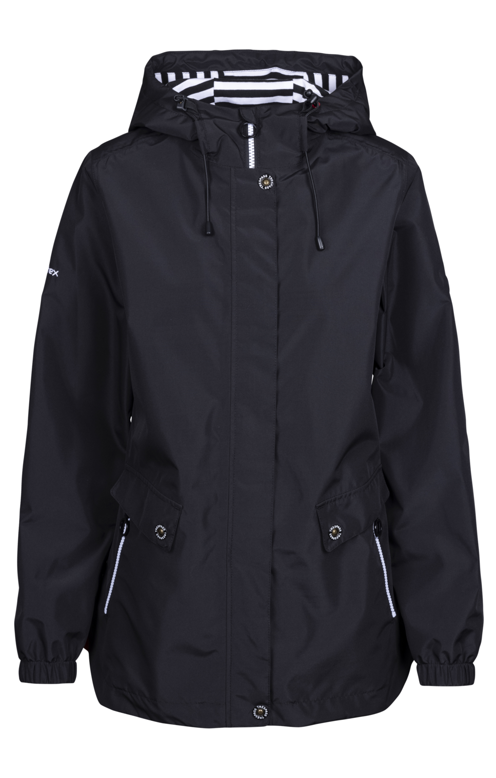 Trespass Flourish Women's Waterproof Jacket - Black - Flourish