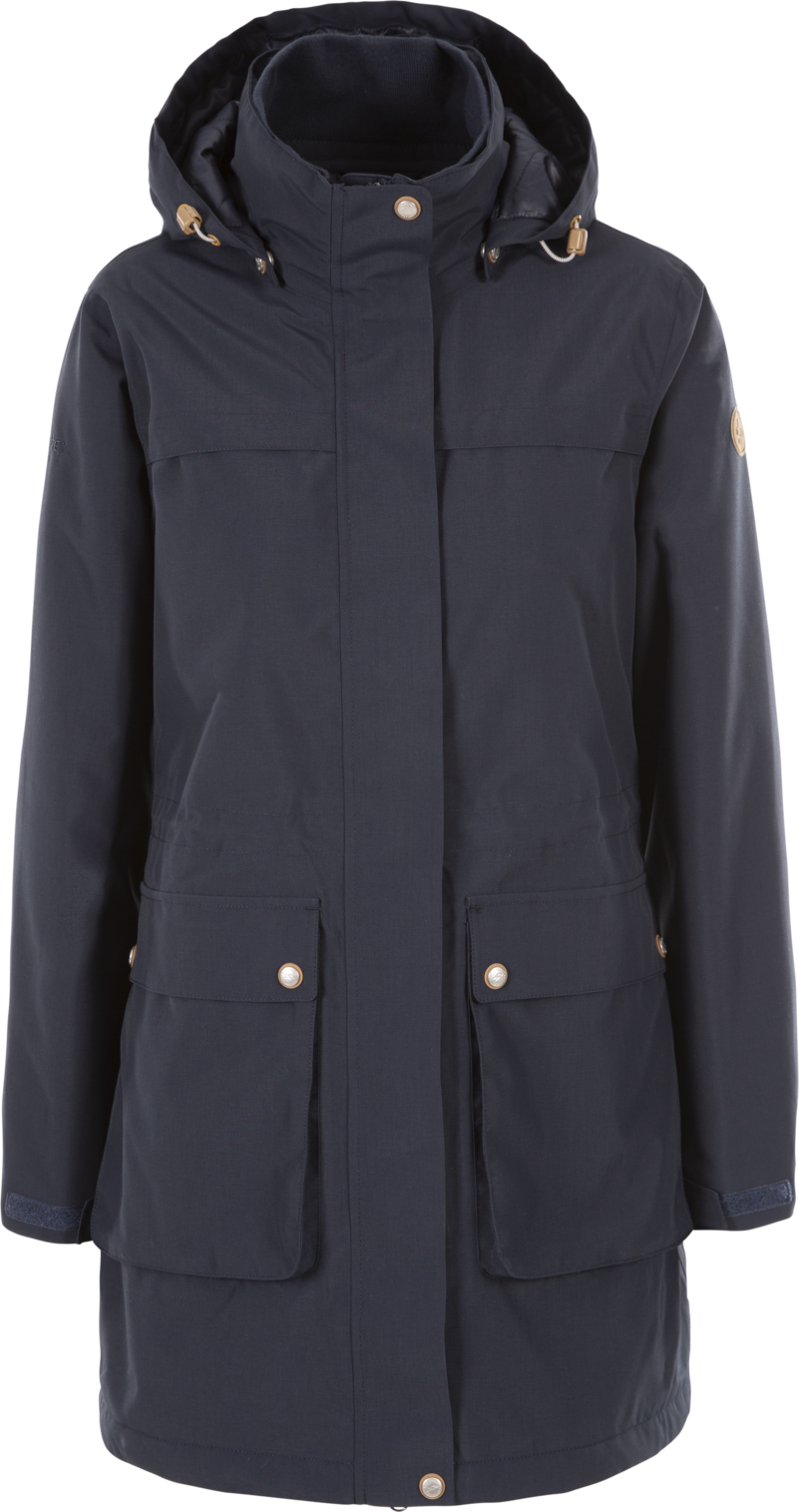 Tresspass LYRICS - FEMALE RAINWEAR JACKET - NAVY