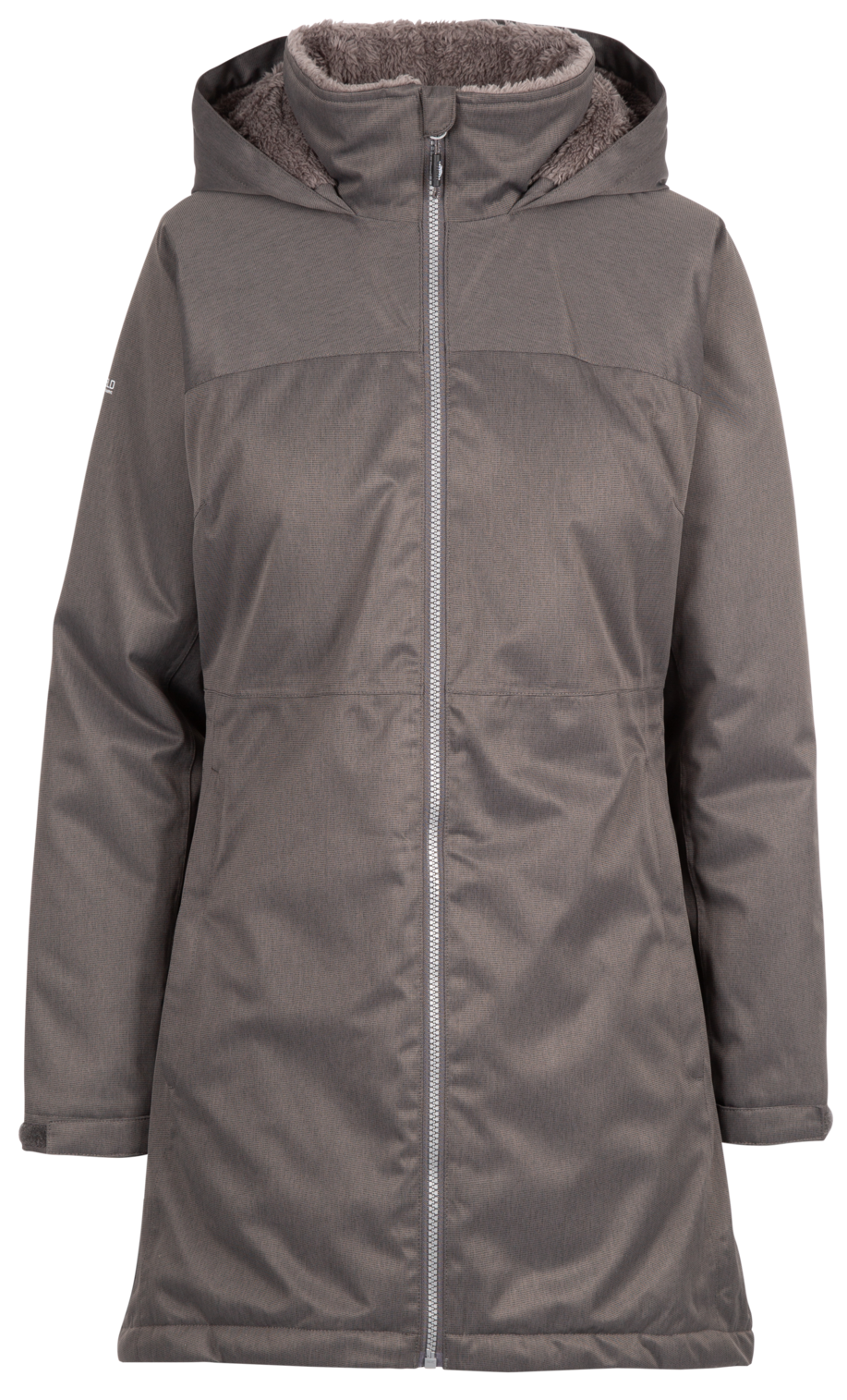 Tresspass WINTRY - FEMALE JKT - DARK GREY MARL