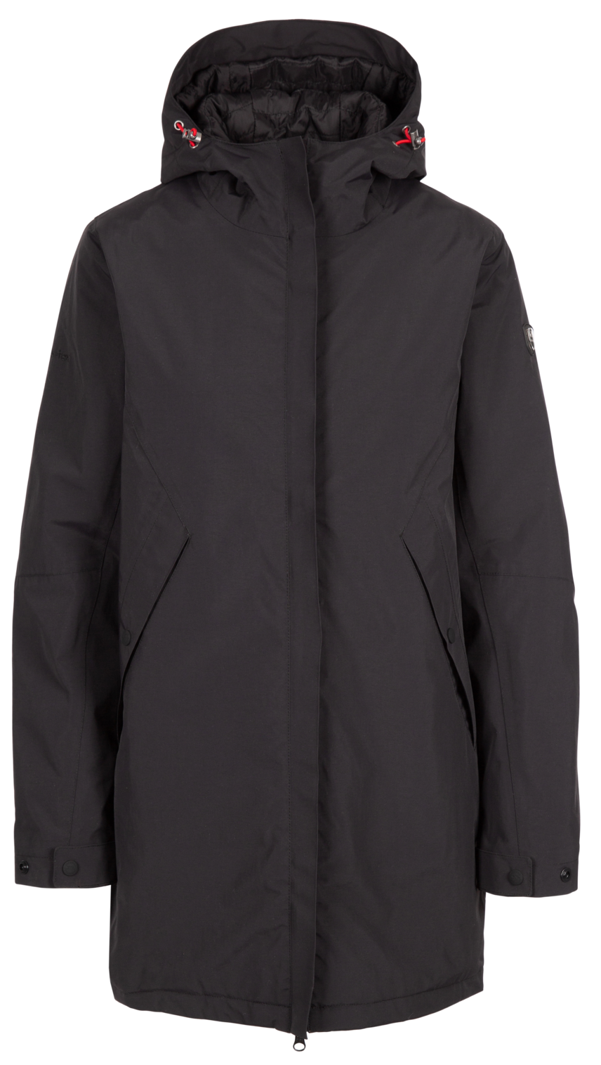 Tresspass OVERCAST - FEMALE RAIN JKT - BLACK