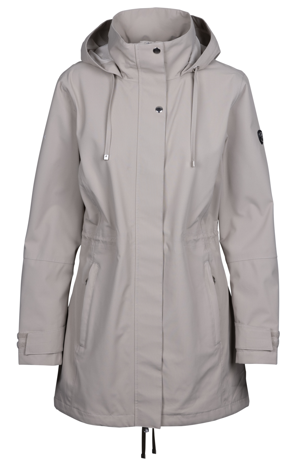Tresspass PAVLINA - FEMALE RAIN JACKET - OATMILK