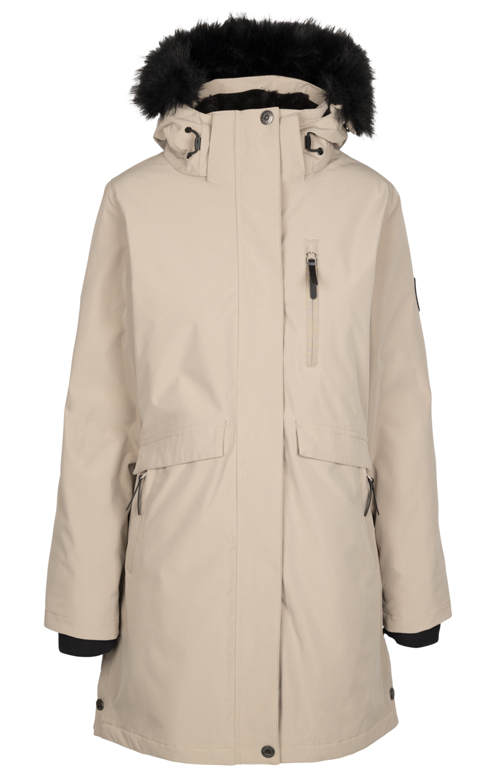 Tresspass ZAMBEL - FEMALE JKT - VINTAGE KHAKI