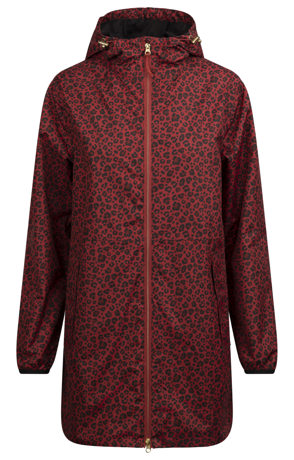 Tresspass PARCHED - FEMALE RAINWEAR JACKET - BURNT SIENNA PRINT
