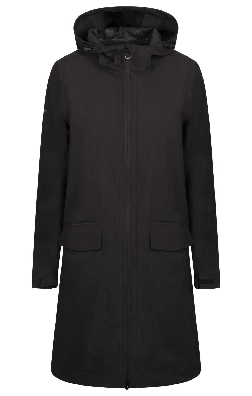 Tresspass SPONSOR - FEMALE RAINWEAR JACKET - BLACK